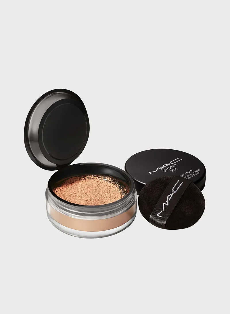 MAC Cosmetics Stuido Fix Pro Set + Blur Weightless Loose Powder Poudre Libre Legere