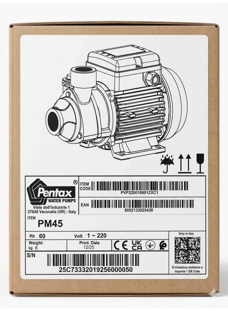 Pentax 0.5 HP Pump(ITALY) - Image 4