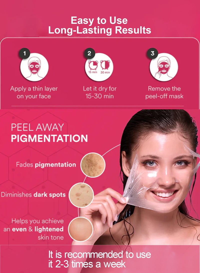 ACM Depiwhite Whitening Peel Off Mask,Deep Cleansing Brightening Mask for Dull Skin,40ml - Image 2