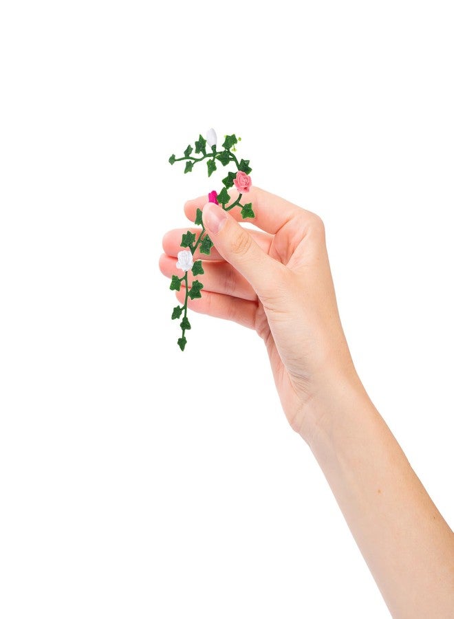 توي اند اونا مجموعة من 5 قطع من ديكورات بيت الدمية من توياندونا، زهور محاكاة، إكسسوارات بيت الدمية - Image 4