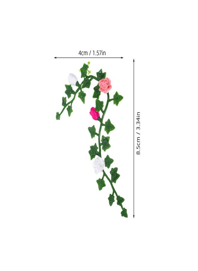 توي اند اونا مجموعة من 5 قطع من ديكورات بيت الدمية من توياندونا، زهور محاكاة، إكسسوارات بيت الدمية - Image 2