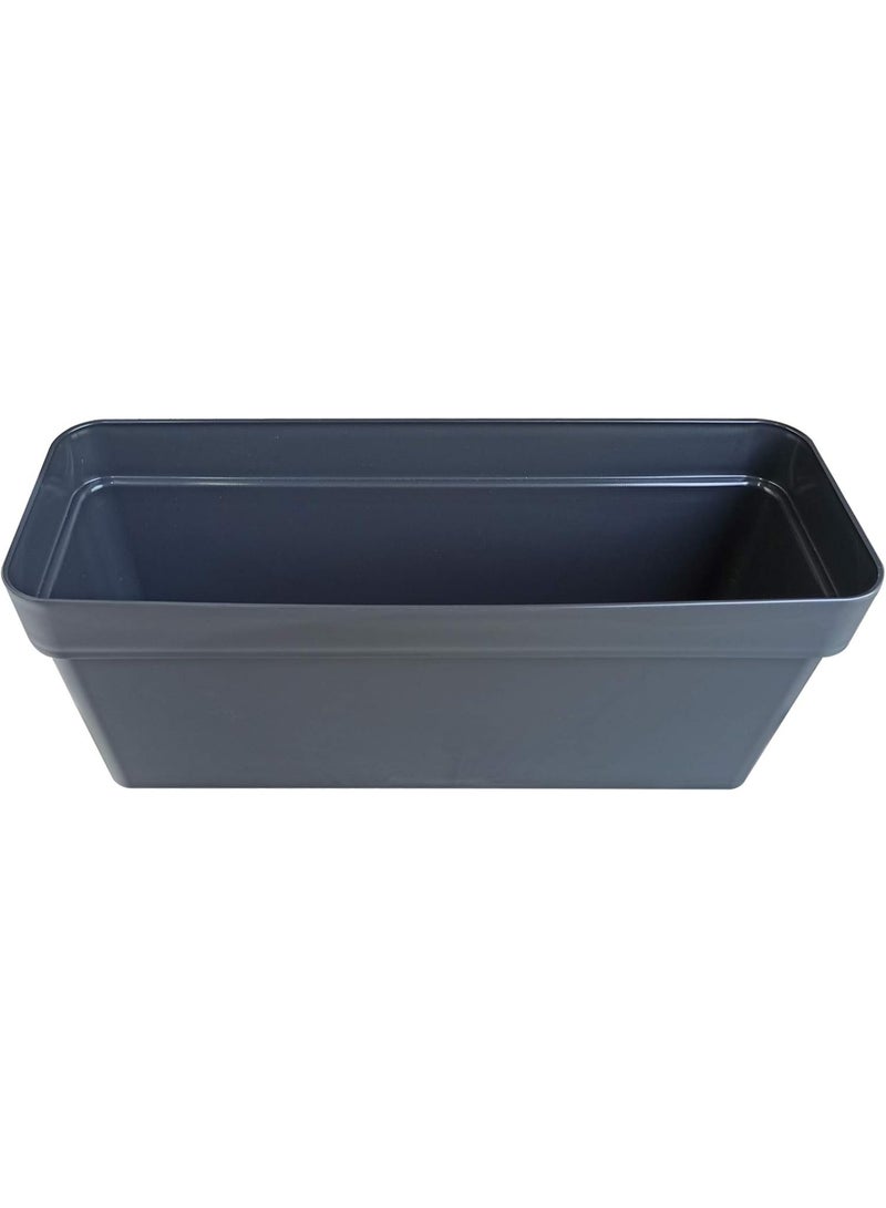 Idel Window Box Planter 50cm – Rectangular Flower Pot for Balcony Railing, Garden, Patio – Plastic Plant Container – Indoor Outdoor Use - CLASSIC WINDOWBOX SWS - Made in Italy - By Idel - Image 3