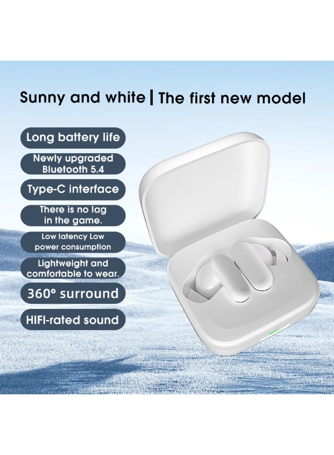 Bluetooth Headphones In-Ear Headphones, 8 Hours of Battery life, 360° Stereo Surround Sound Subwoofer Bluetooth Headphones Active Noise Cancellation IP5 Waterproof Headphones Compatible with iPhone and Android - Image 5