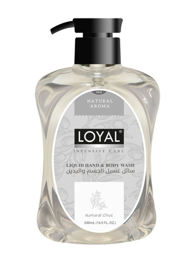 loyal Liquid Hand & Body Wash - Natural Olive 500ml