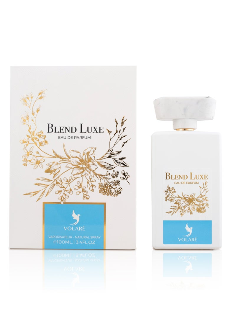 فولاري عطر فولاري بليند لوكس - أو دو بارفان للنساء - 100 مل | رائحة فانيلا ومسك ناعمة مع لمسات من الكراميل والعسل - Image 1