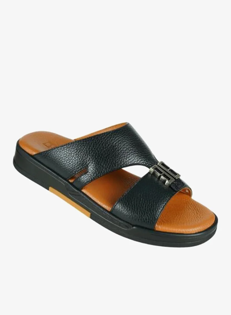 barjeel uno 008-3594 Barjeel Uno Mens Arabic Sandals B122 Black
