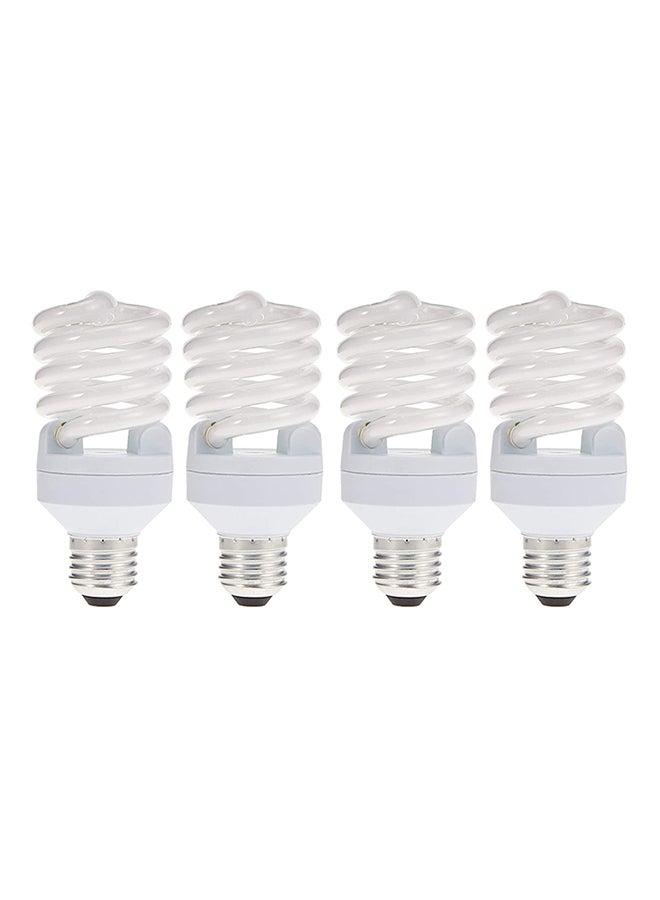 OSRAM 4-Piece Duluxstar Mini Twist Warm White E27 23W 2700K Spiral Base Bulb - Image 1