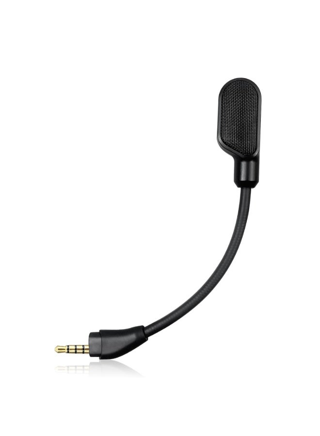 شابية بديل ميكروفون مُحسّن يناسب سماعات الرأس السلكية/اللاسلكية للألعاب HyperX Cloud III، ميكروفون احتياطي قابل للفصل لإلغاء الضوضاء للدردشة الصوتية للألعاب Crystal - Image 1