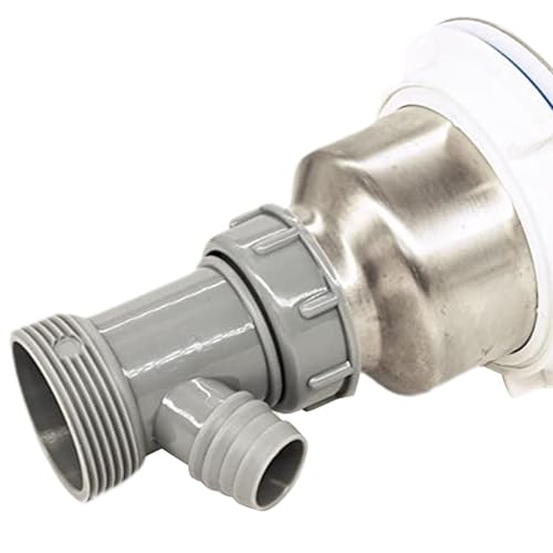 AOMUCH Kitchen Sink Drain Pipe Adapter Wye, Y-Shaped Strainer Connector Waste Outlet Male Female Thread Fitting for Tubular Drain Applications 1-1/2 Inch, With Dishwasher Input - Image 5
