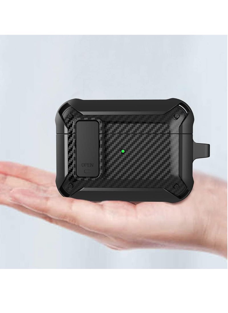 ECVV - ECVV AirPods Pro 2 2nd Generation Case Cover, Slim-Fit Shockproof Protective AirPods Pro 1st Case with Keychain Full Body Hard Shell Cover for AirPod Pro 2 - Image 1