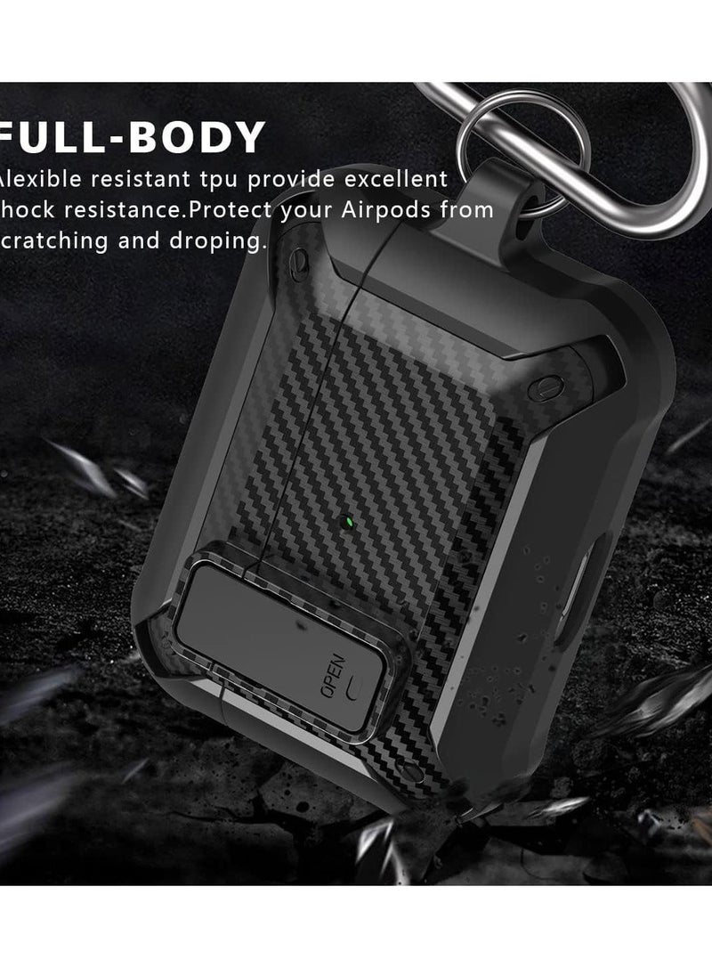 ECVV - ECVV AirPods Pro 2 2nd Generation Case Cover, Slim-Fit Shockproof Protective AirPods Pro 1st Case with Keychain Full Body Hard Shell Cover for AirPod Pro 2 - Image 1