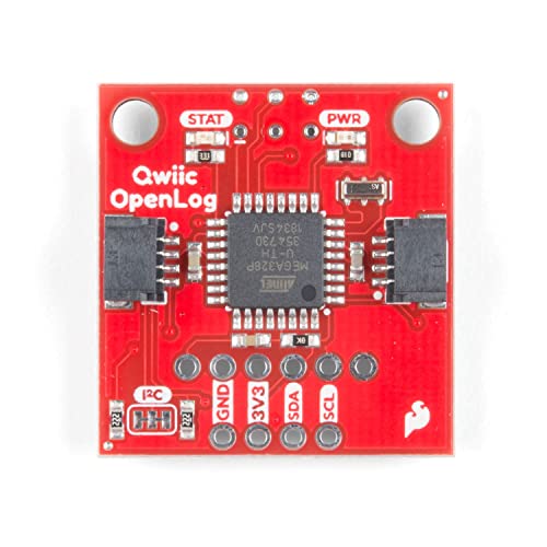 SparkFun Qwiic OpenLog Open-Source datalogging Board Works Over I2C Supports microSD FAT16/32 Cards up to 32GB Configurable baud Rates up to 115200bps Preprogrammed ATmega328 with Optiboot bootloader - Image 2
