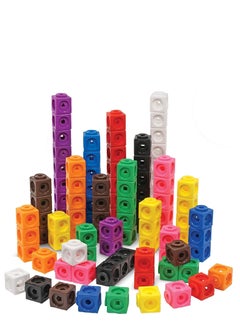 Y&D MathLink Cubes Set of 100 Ages 5+ Kindergarten STEM Activities Math Manipulatives and Counters Homeschool Teacher Supplies  - Image 1