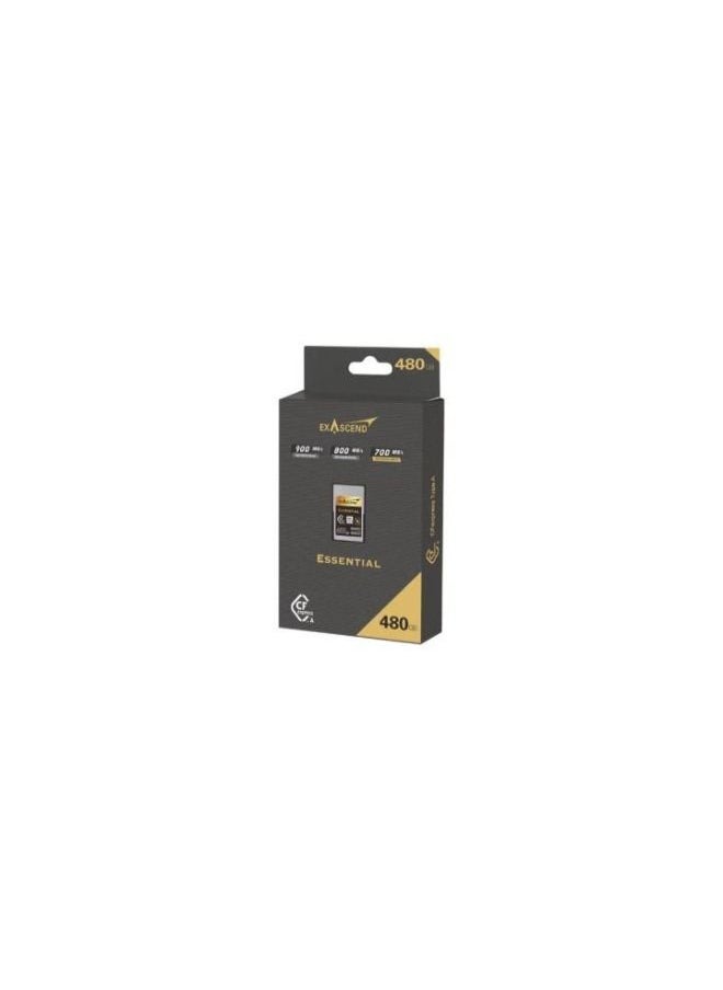 Essential Exascend 480GB Essential Series CF express Type A Memory Card  - Image 2