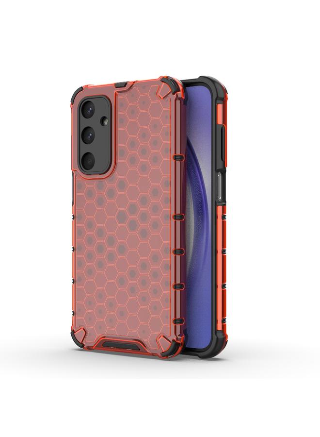 S-TOP Case For Samsung Galaxy M35 5G Shockproof Honeycomb PC + TPU Protective Phone Case - Image 1