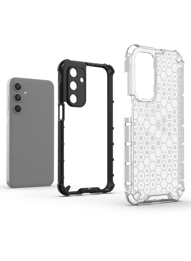 S-TOP Case For Samsung Galaxy M35 5G Shockproof Honeycomb PC + TPU Protective Phone Case - Image 5