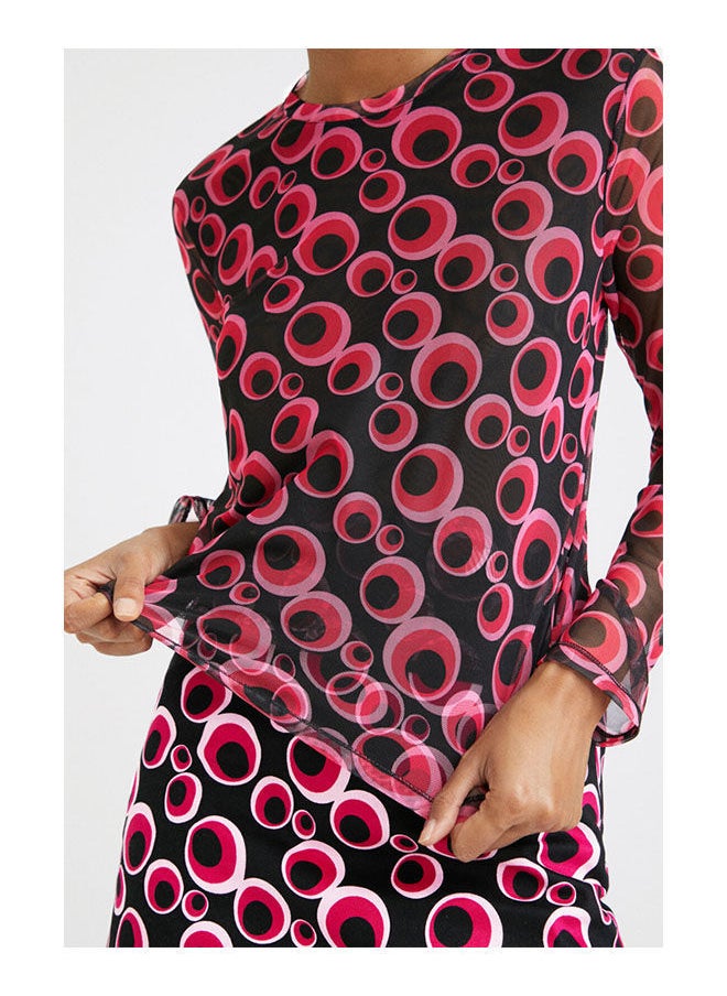 DESIGUAL - Tulle Circle T-Shirt - Image 1
