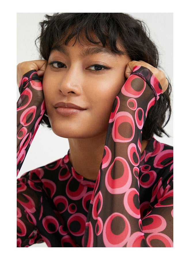 DESIGUAL - Tulle Circle T-Shirt - Image 1