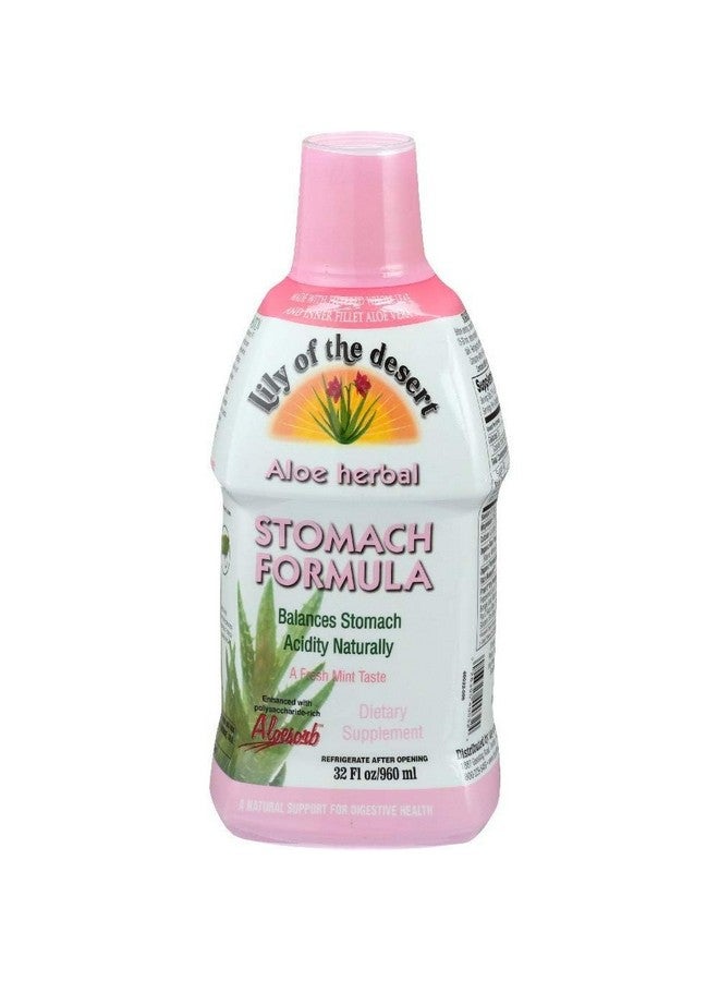 Lily Of the Desert Lily Of The Desert Aloe Vera Juice Stomach Formula, 32 Ounce - 3 per case. 