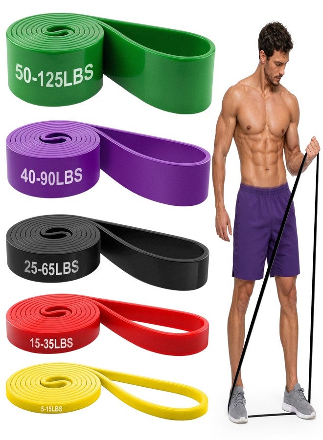 Renoj Resistance Bands for Working Out, 5 Levels Pull Up Assistance Bands Set for Workout, Exercise, Home Gym & Strength Training - Image 1