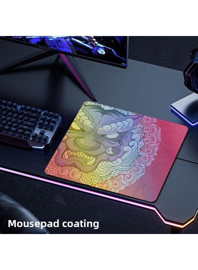 Firewire Competition Streamers Rainbow Magic Coated Coated Game Super Large Small Size Mouse Pad No Edge Fps E-Sports-Color:420*490*4-Pattern:20  - Image 1