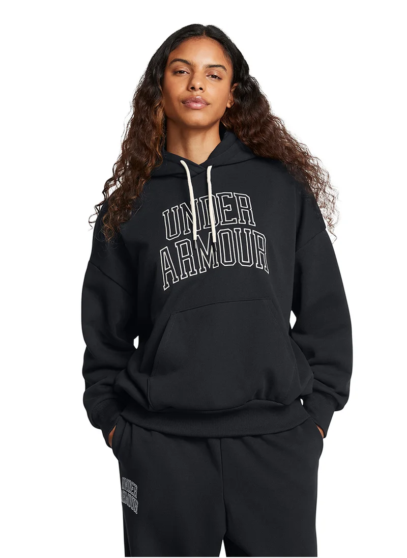 UNDER ARMOUR Icon Heavyweight Terry Oversized Hoodie