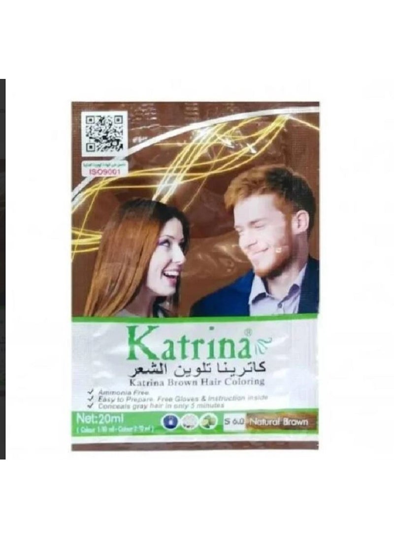 KATRINA HAIR COLORING 20ML BROWN