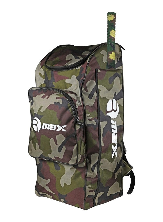 WINART/Rmax Professional Cricket Kit Bag-Sports Bag-Backpack-Cricket Bag, Shoulder Pithu Bag with bat Pocket Premium mesh Fabric Player Edition (Camouflage) - Image 4