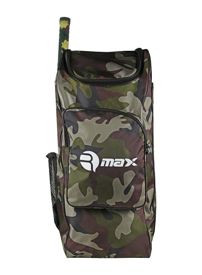WINART/Rmax Professional Cricket Kit Bag-Sports Bag-Backpack-Cricket Bag, Shoulder Pithu Bag with bat Pocket Premium mesh Fabric Player Edition (Camouflage) - Image 1