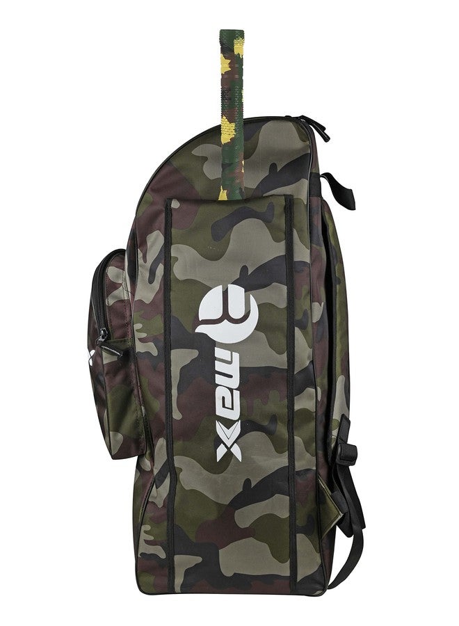 WINART/Rmax Professional Cricket Kit Bag-Sports Bag-Backpack-Cricket Bag, Shoulder Pithu Bag with bat Pocket Premium mesh Fabric Player Edition (Camouflage) - Image 3