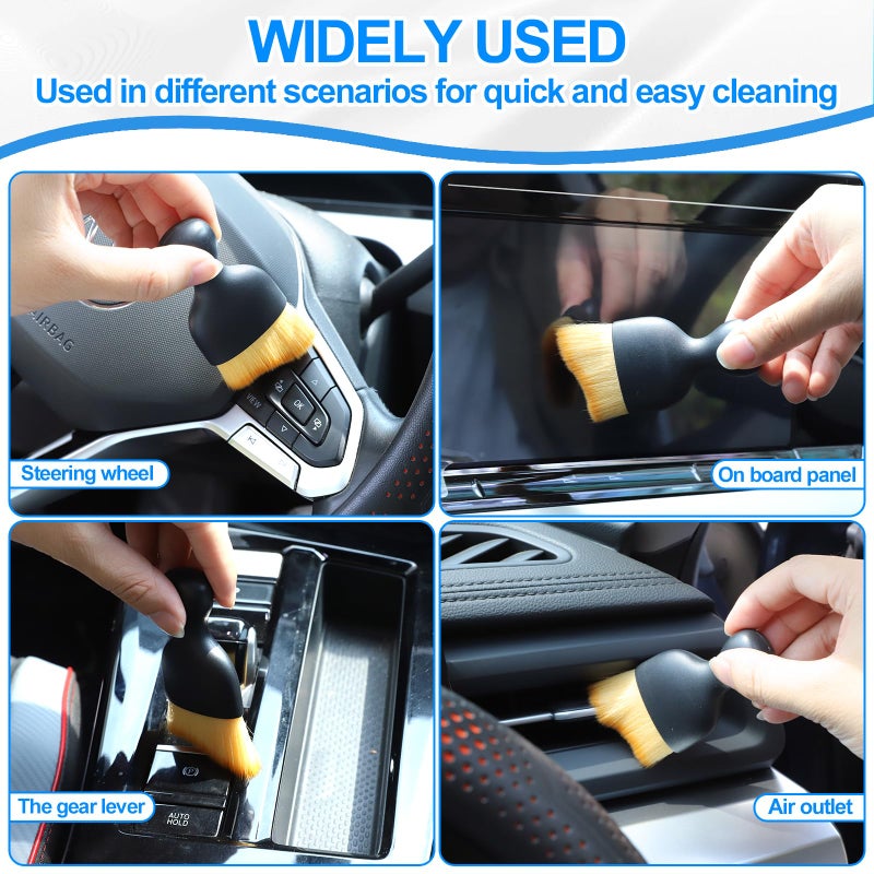 IPELY 6 Pack Car Cleaning Supplies â€“ Car Duster Interior & Brush Interior & Cleaning Gel, Car Detailing Cleaning Kit for Cars, Trucks, SUVs & RVs - Image 4