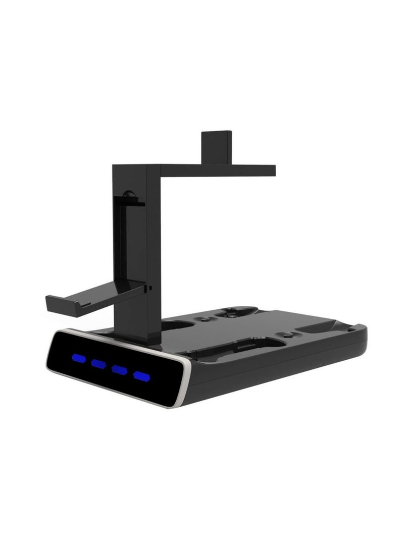 Charging Station Dock With Display Light Indicator For PS VR2 /PS5 Handle Controller Holder Helmet Storage Mount Rack Base