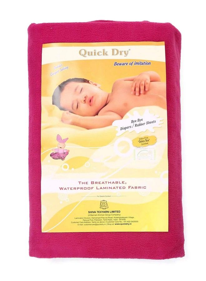 Quick Dry Baby Bed Protector (Medium Orchid) - Image 3