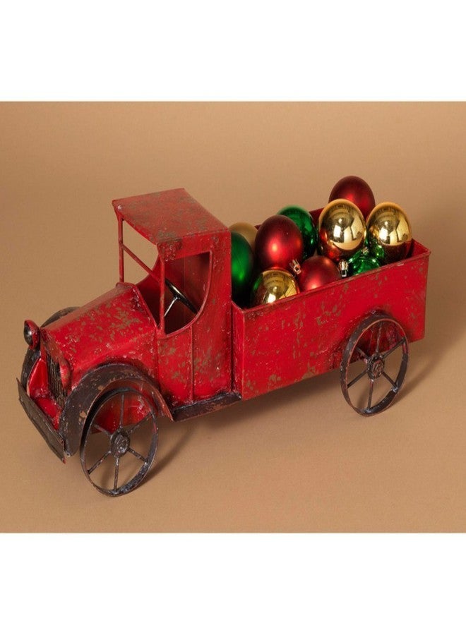 Gerson The Gerson Companies Holiday Antique Truck Metal Christmas Figurine 18.5 Inch New - Image 2