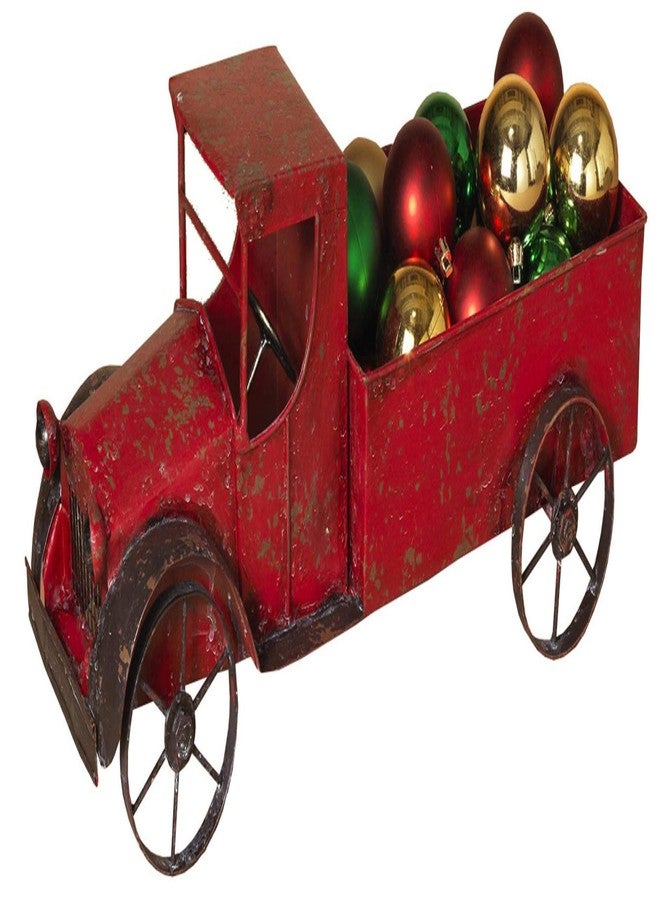 Gerson The Gerson Companies Holiday Antique Truck Metal Christmas Figurine 18.5 Inch New - Image 1