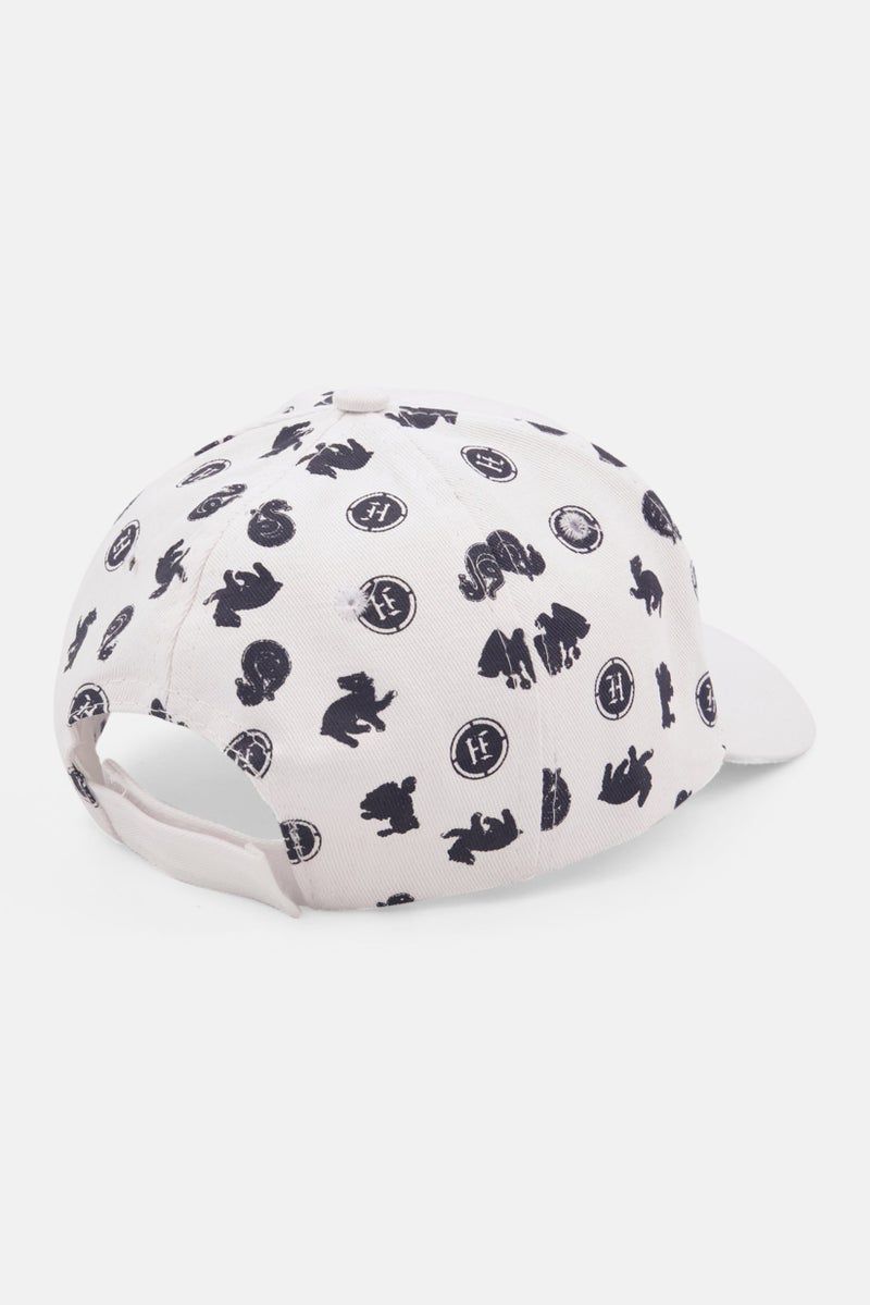 Harry Potter Kids Boy Allover Print Cap, White  - Image 2