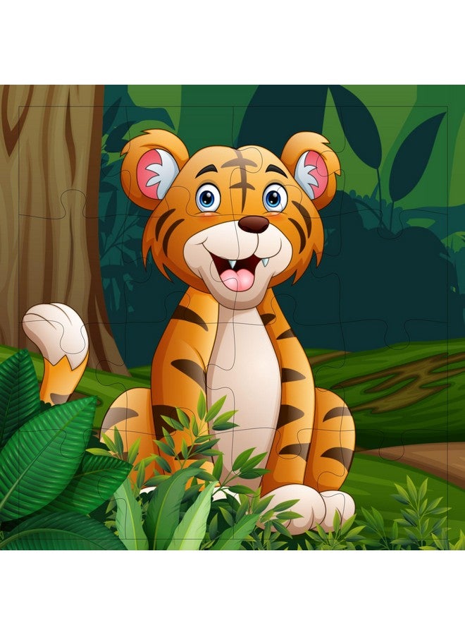 Fiddlys Jigsaw Puzzles 16 Pieces For Kids Ages 3+ (Animals Pack Of 4) - Image 4