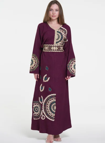 AL BENT AL SHARQIEH embroidred jalabiya dress