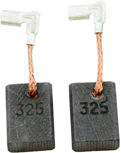 Buildalot Carbon Brushes Compatible with Makita 9557PB Powertools - with Cable and Connector - Replaces 194074-2 & CB-325 - Image 5