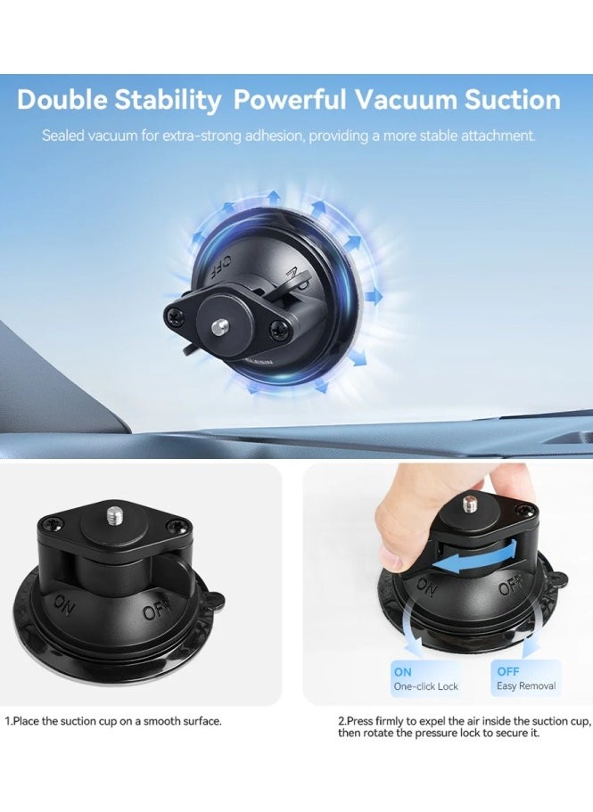 TELESIN - For Insta360 One X4/X3/X2 magnetic base fixing bracket - Image 1