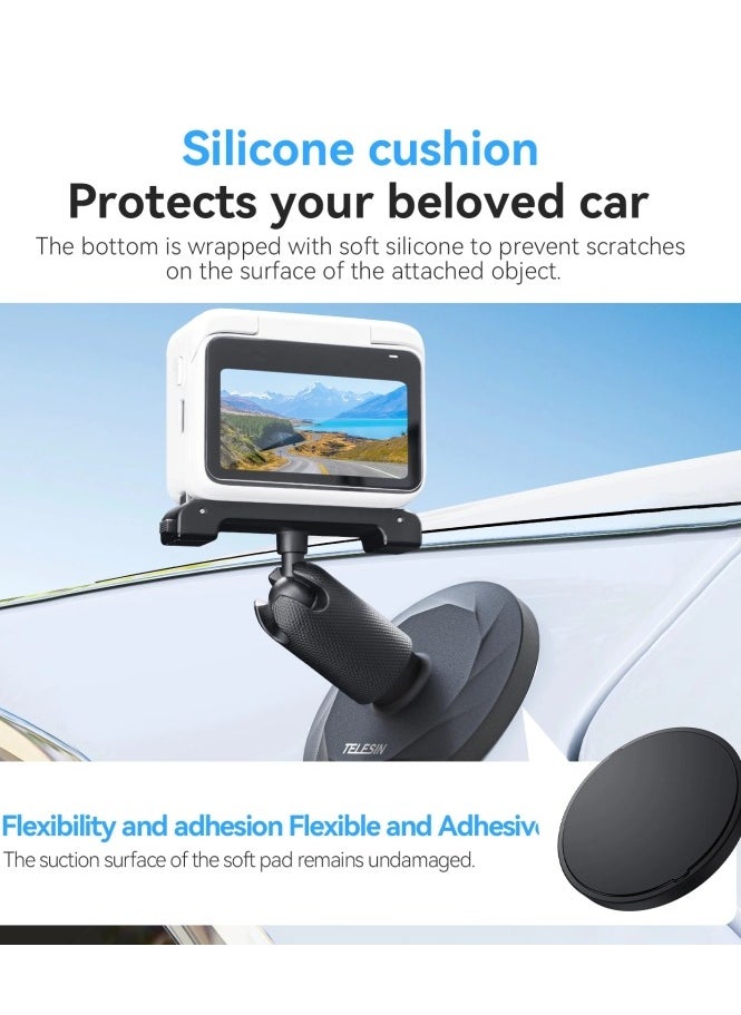 TELESIN - For Insta360 One X4/X3/X2 magnetic base fixing bracket - Image 1
