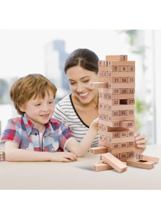 Big Hand In Hand Children's Toy Large Digital Text Stacked High Draw Building Blocks Parent-Child Game Educational Toys-Color:Ali -60pcs Large Children's Text And Numbers Stacked High -9147-Specifications:Different Specifications