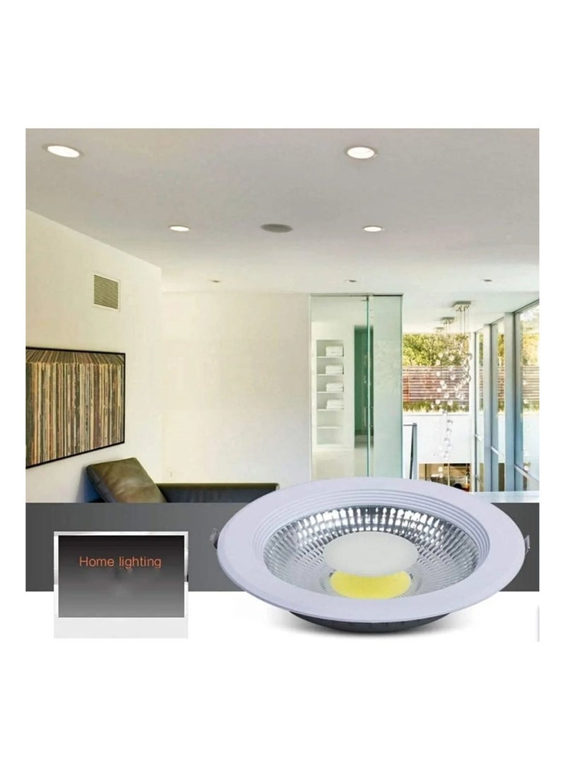 Roska 30W LED COB Downlight White Ceiling Light 180-240V for Bathroom/Kitchen - Image 4