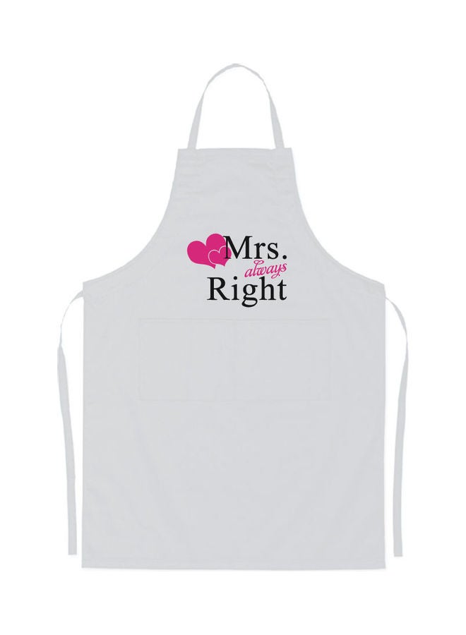NIBEMINENT 2-Piece Couple Adjustable Aprons Black/White/Pink 27.6×33.5inch - Image 3