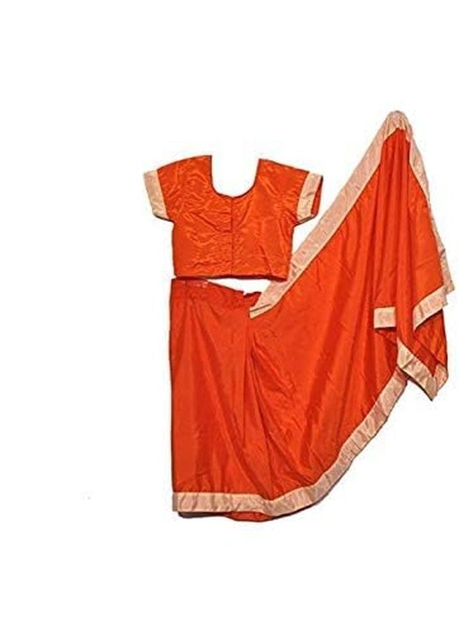 Fancy Flight Vanwasi Ram & Sita Kids Fancy Dress Costume for Boys & Girls | Mythological Indian Traditional Outfit for School Functions & Stage Play (Vanwasi sita ji dress, 8-9 Years) - Image 2