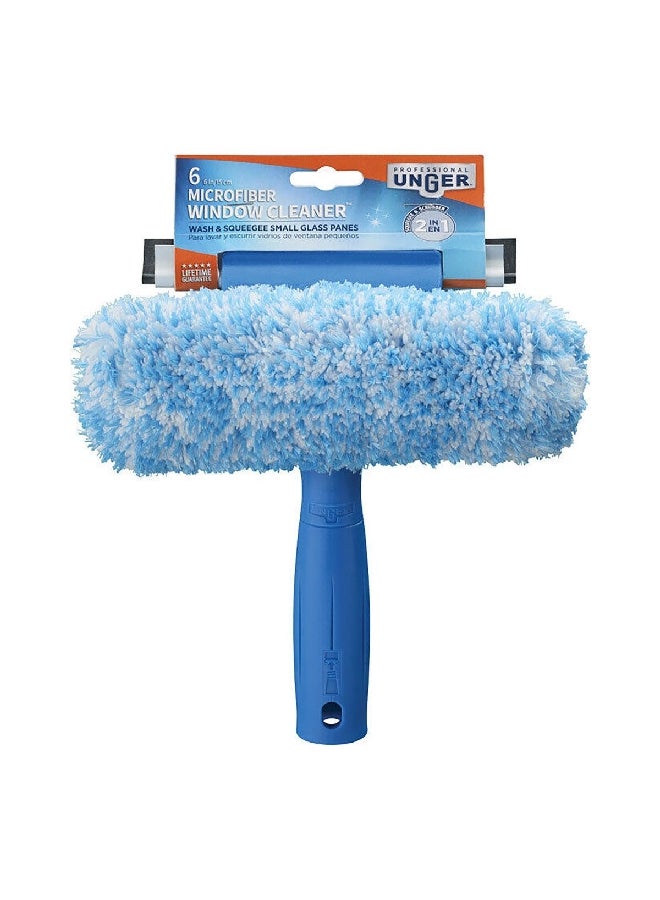 أنجر ممسحة النوافذ الفاخرة بفرشاة منظفة وباللونين الأزرق والأبيض وبقطر 6 إنش 965640 - Image 2