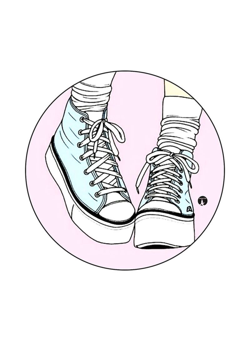 Shoes Printed Mouse Pad Multicolour