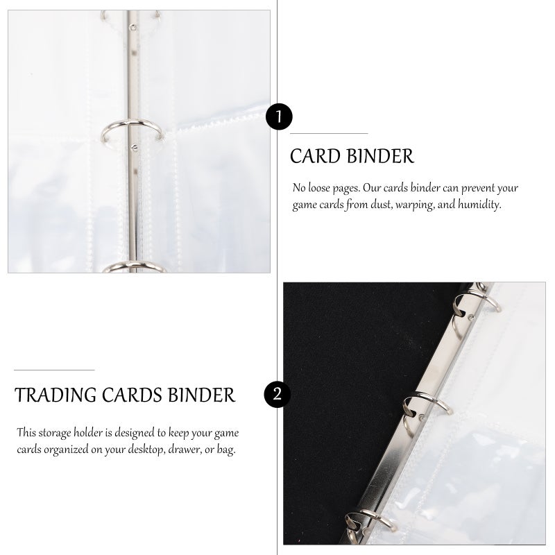 Cards Binder Trading Cards Baseball Cards Binder Organizer Game Cards Storage Album - Image 3
