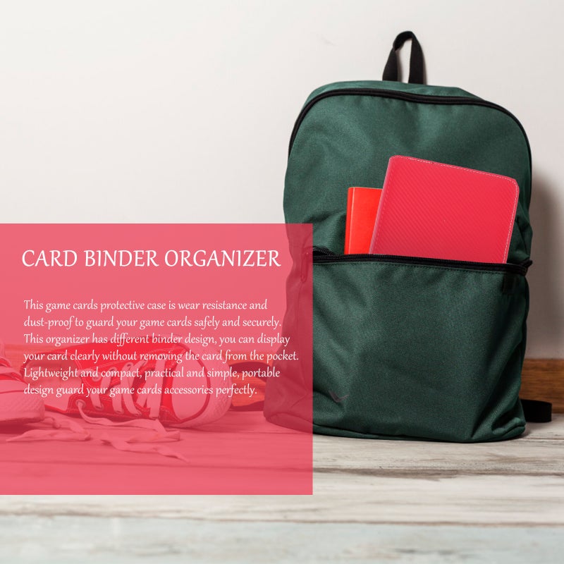 Cards Binder Trading Cards Baseball Cards Binder Organizer Game Cards Storage Album - Image 2