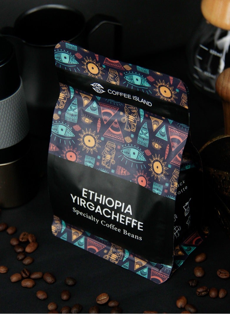Tealand Coffee Island Ethiopia Yirgacheffe Specialty Coffee, 100% Arabica, Medium Roast, Floral, Citrusy, Delicate Flavor Profile, SCA Score 90, 250 Gram - Image 4